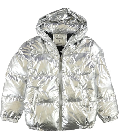 Metallic Puffer Jacket