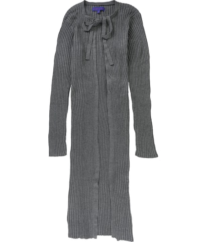 Tie Neck Cardigan Sweater