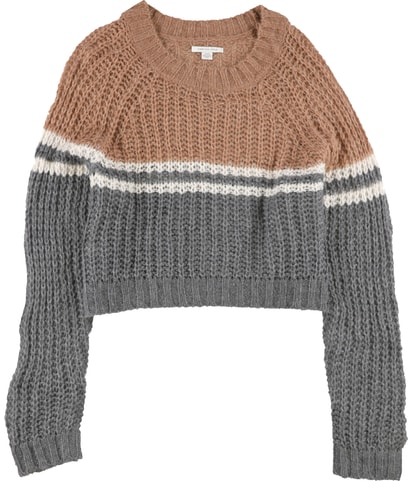 3-Tone Pullover Sweater