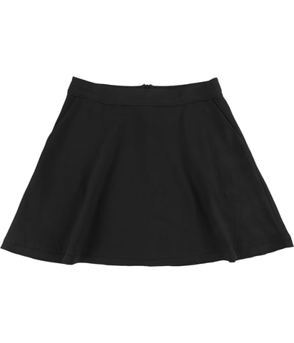 Solid Mini Skirt