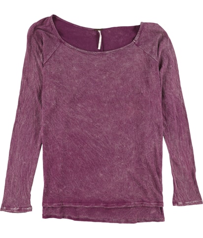 Acid Wash Tunic Blouse