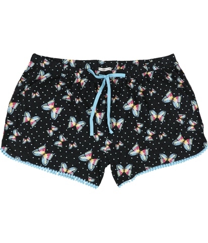 Butterfly Polka Dot Pajama Shorts