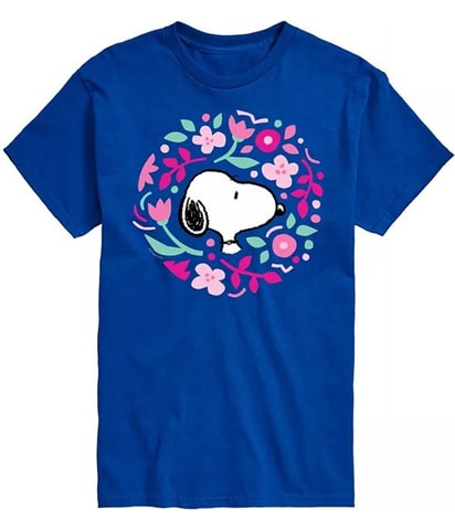 Snoopy Flower Graphic T-Shirt