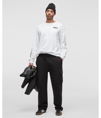Fleece Straight Leg Cargo Casual Pants