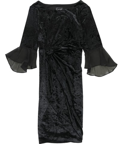 Crushed Velvet Midi Dress