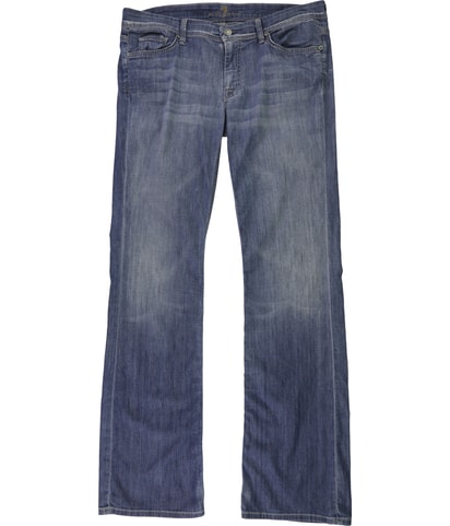 Solid Regular Straight Leg Jeans