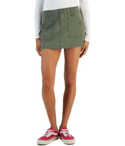 Utility Mini Cargo Skirt