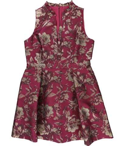 Pleated Mini Dress