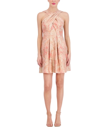 Jacquard A-line Dress