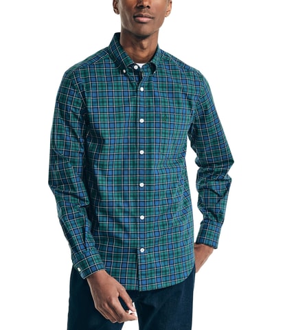 Wrinkle-Resistant Button Up Shirt