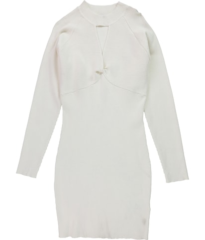 Cut-Out Sweater Dress