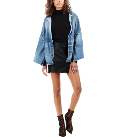 Vegan Leather Mini Skirt