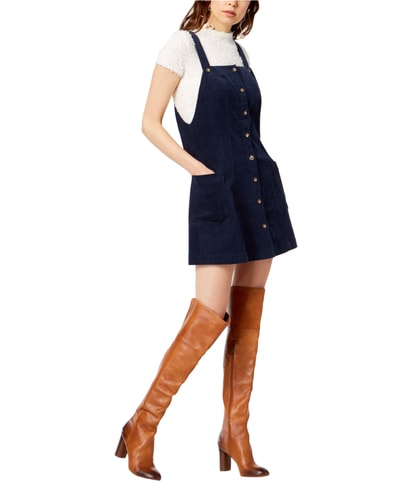 Cord Pinafore Dress