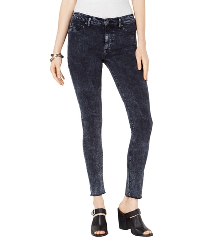 Barbara Raw Hem Tapered Skinny Jeans