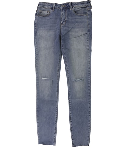 Distressed Tapered Skinny Jeans