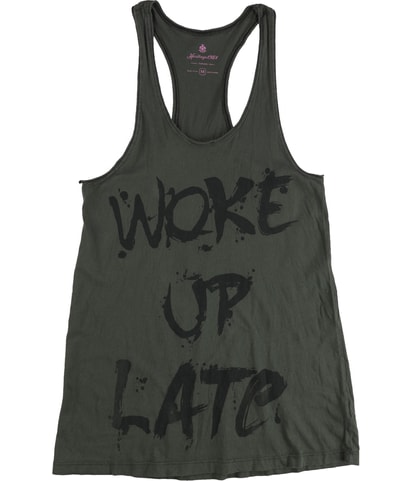 Woke Up Late Racerback Tank Top