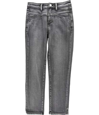 High Waisted Regular Straight Leg Jeans