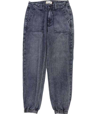 Acid Wash Tapered Athletic Jogger Jeans