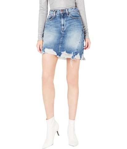 Lulu Frayed Mini Skirt