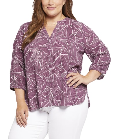 Pintuck Peasant Blouse