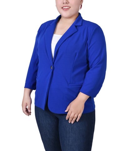 Scuba Crepe Blazer Jacket