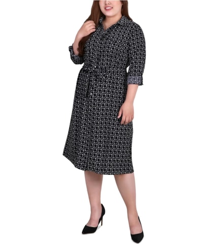 Collared Shirt Dress