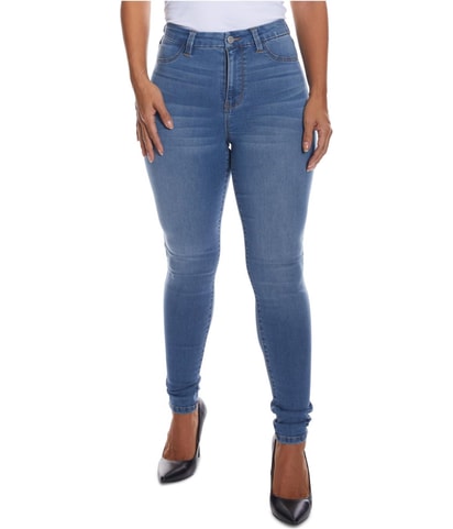 Curvy-Fit Tapered Skinny Jeans