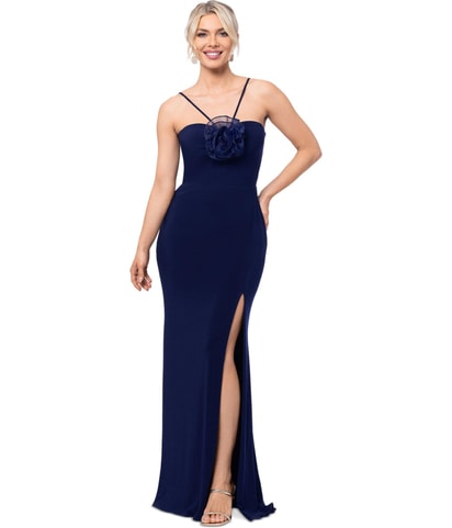 Rosette Gown Dress