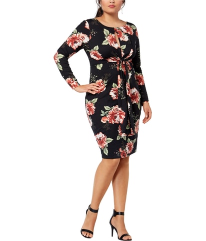 Waist Tie Bodycon Dress