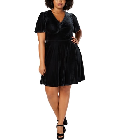 Cinched Skater Dress