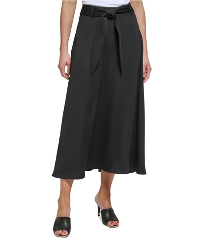 Belted Midi Skirt