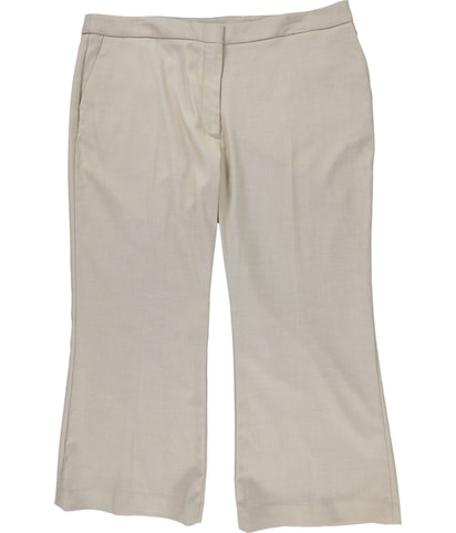 Solid Straight Leg Dress Pants