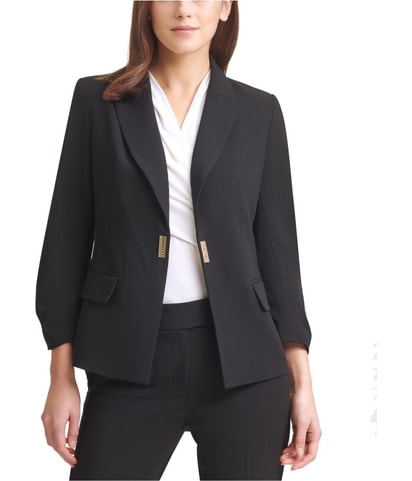 Logo Clasp Blazer Jacket