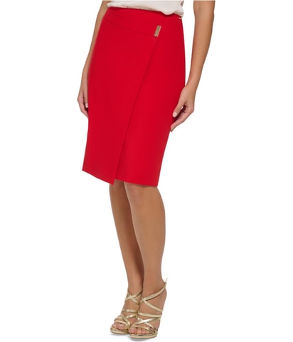 Asymmetrical Pencil Skirt