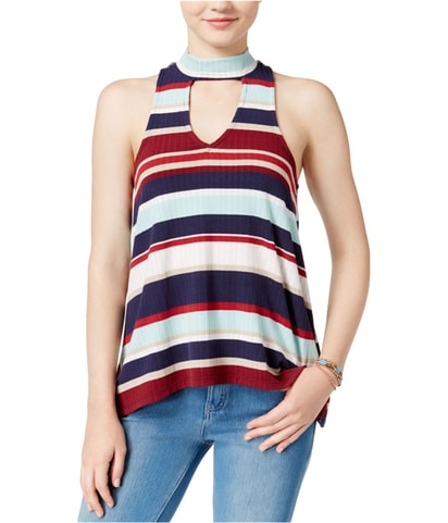 Striped Hi-Lo Tank Top
