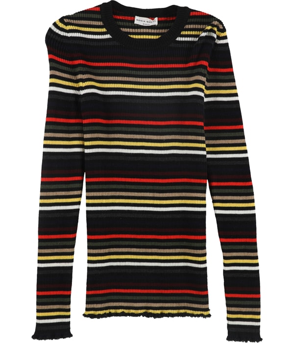 Sonia Rykiel Womens Ribbed Knit Sweater