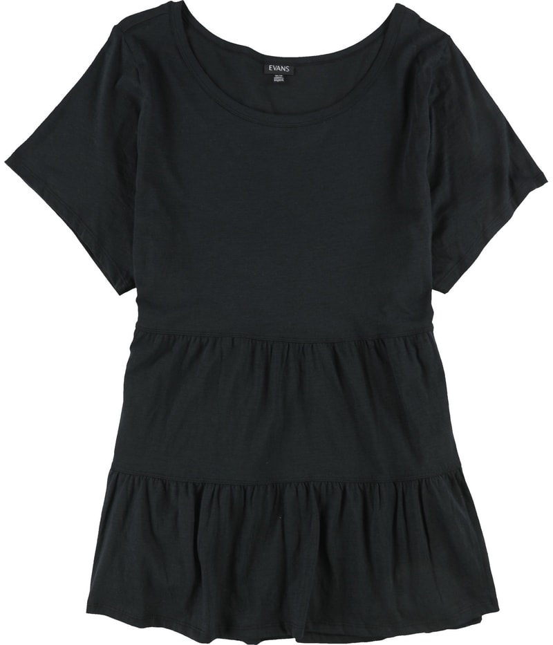 EVANS Womens Tiered Tunic Blouse