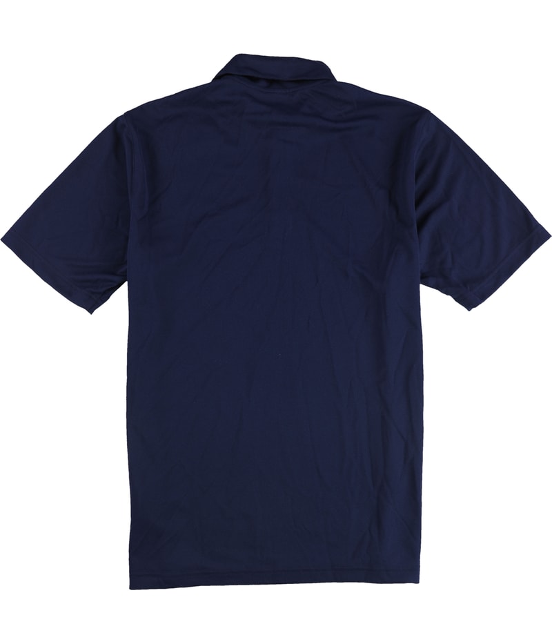 Adidas Mens Logo 3-Button Polo Shirt in Navy, image 2 of 2