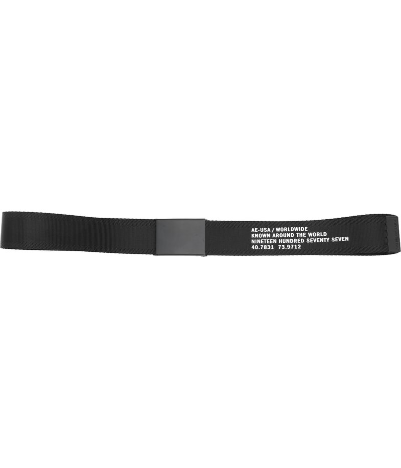 American Eagle Womens Embossed Logo Woven Belt