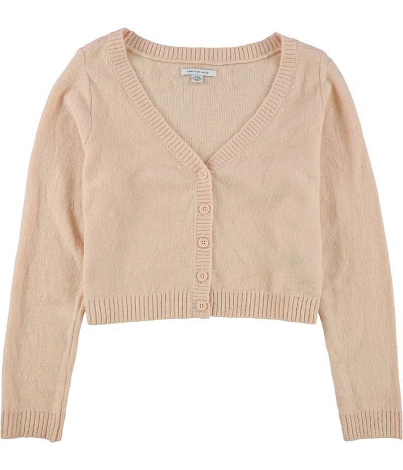 American Eagle Womens Solid Cardigan Sweater