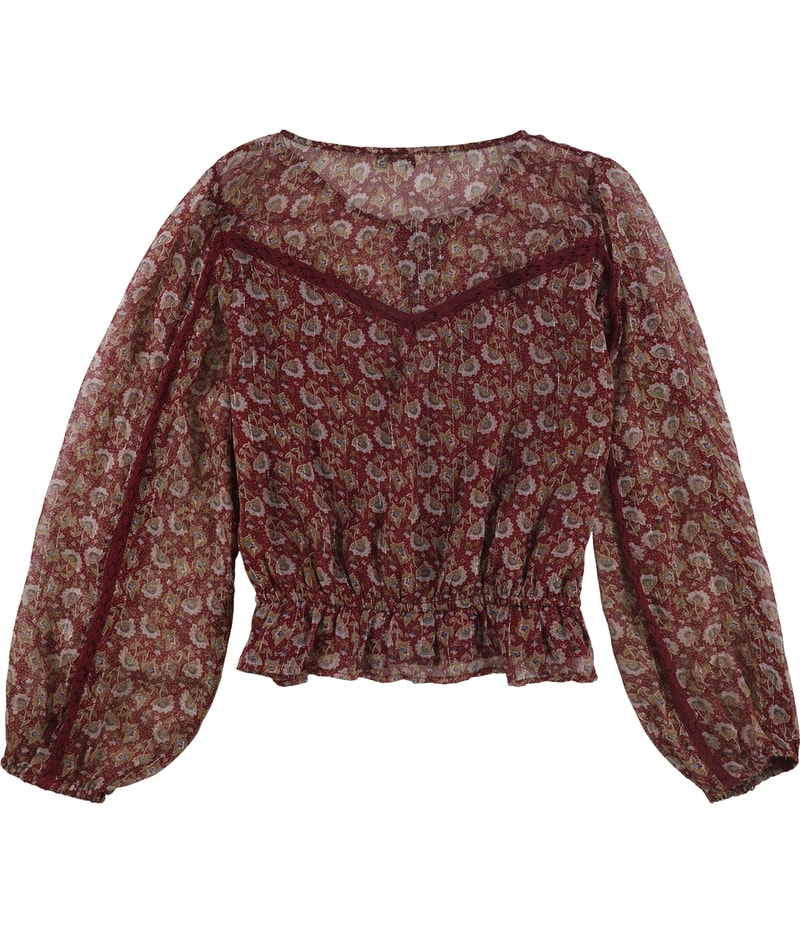 American Eagle Womens Floral Button Down Blouse