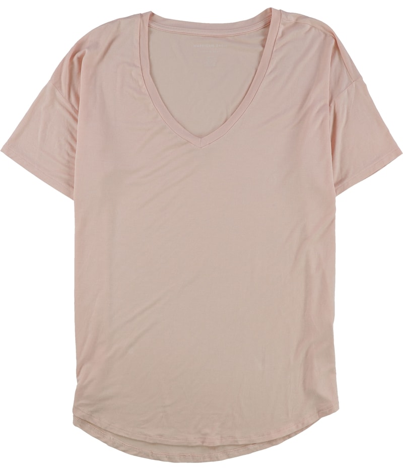 American Eagle Womens Solid Basic T-Shirt
