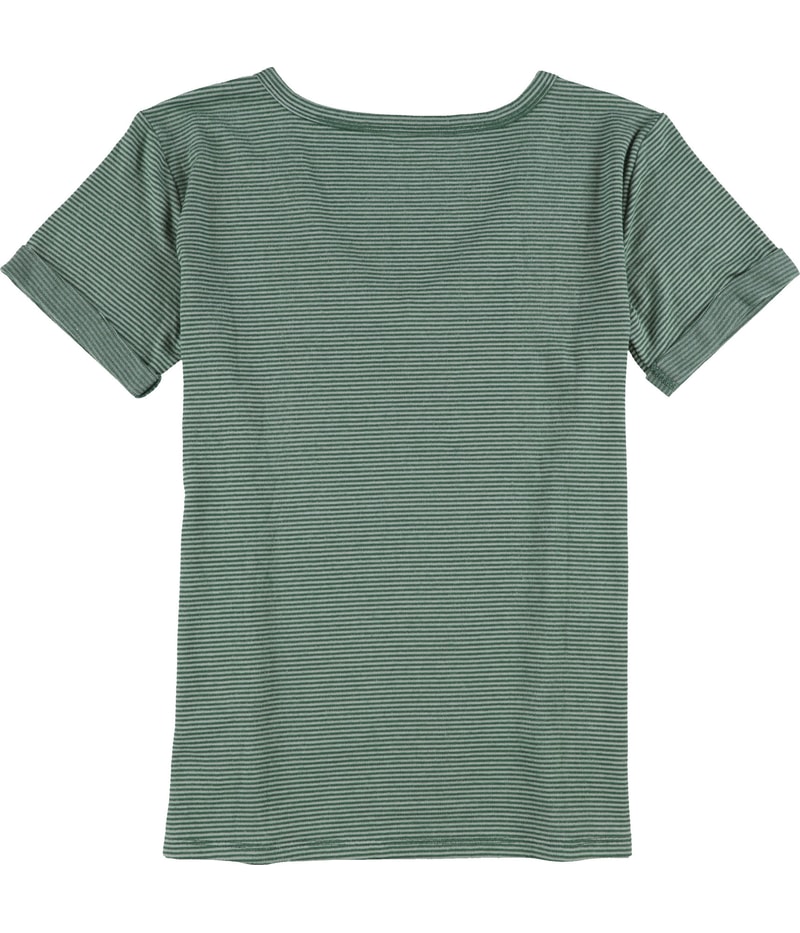 American Eagle Womens Soft & Sexy Plush Stripes Basic T-Shirt