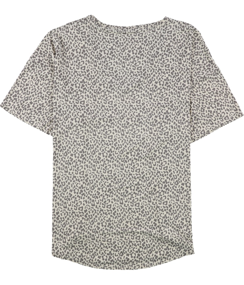 American Eagle Womens Animal Print Basic T-Shirt