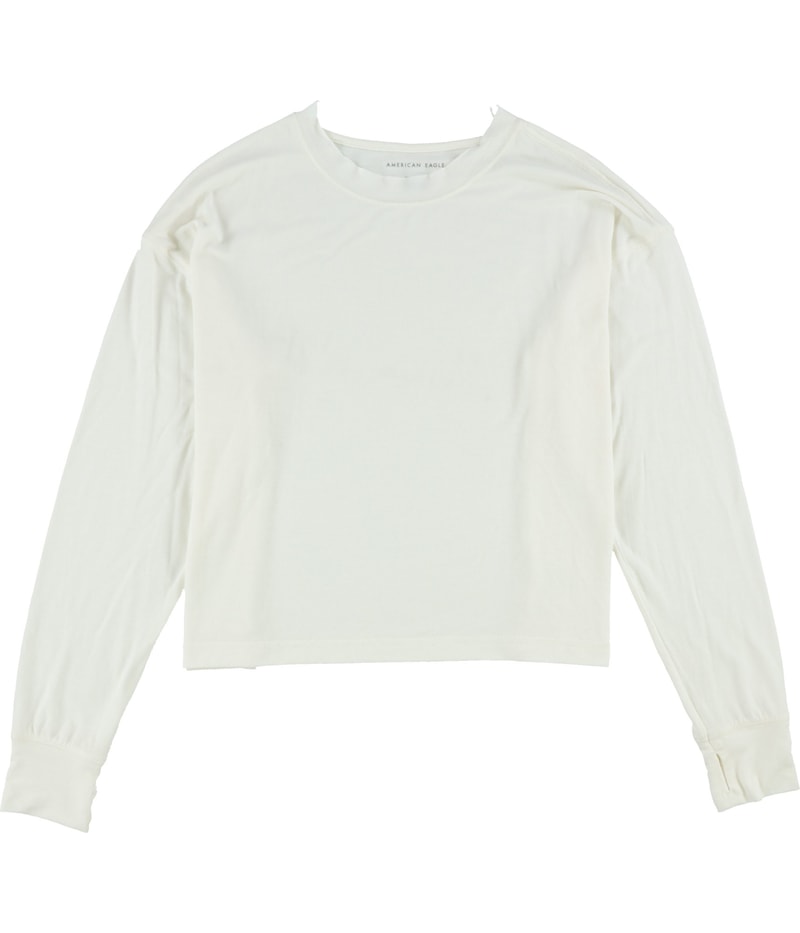 American Eagle Womens Cropped Basic T-Shirt