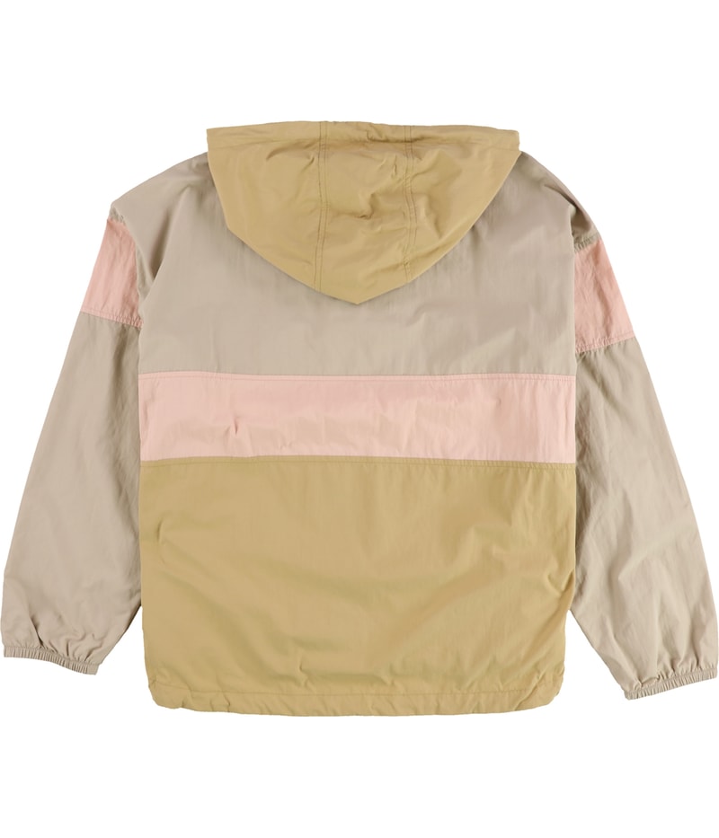 American Eagle Womens 1/4 Zip Colorblock Windbreaker Jacket