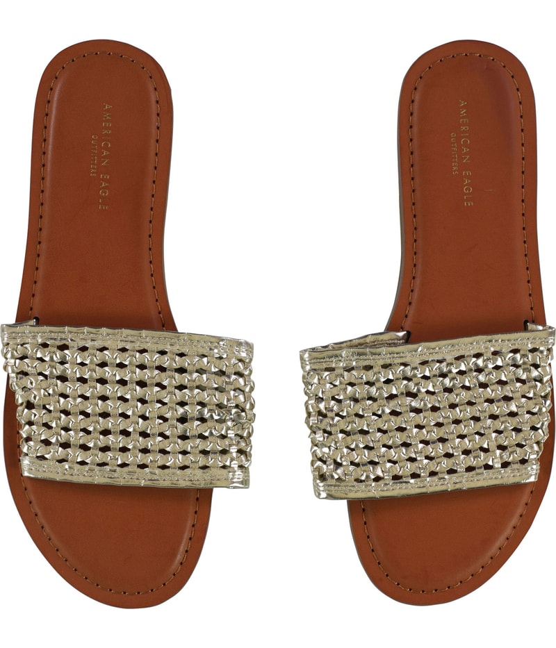 American Eagle Womens Braided Strap Sandals