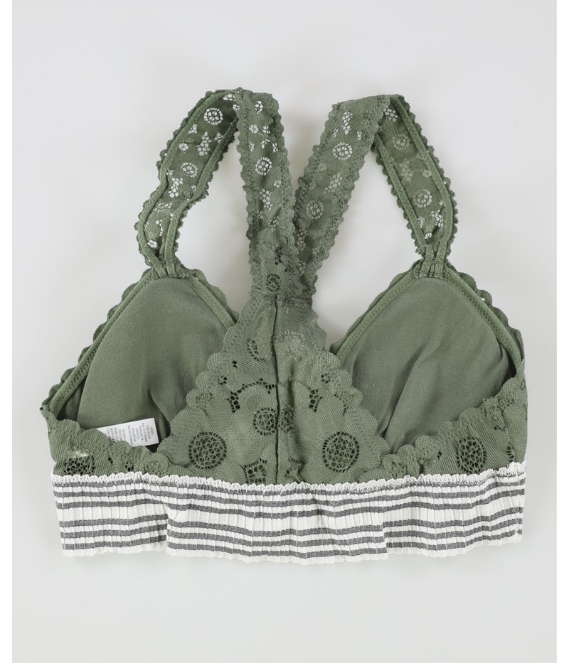 American Eagle Womens Floral Lace Bralette