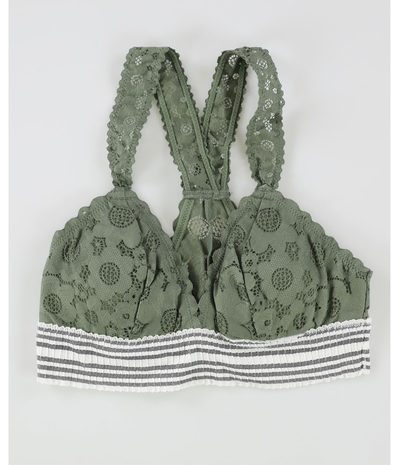 American Eagle Womens Floral Lace Bralette
