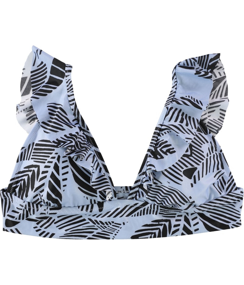 American Eagle Womens Ruffle Trim Bikini Swim Top